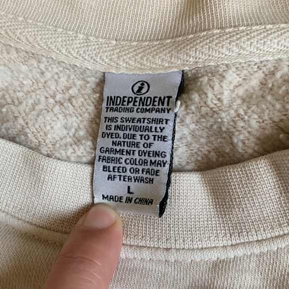 Lover boy n deux tan pullover sweatshirt - Picture 3 of 5